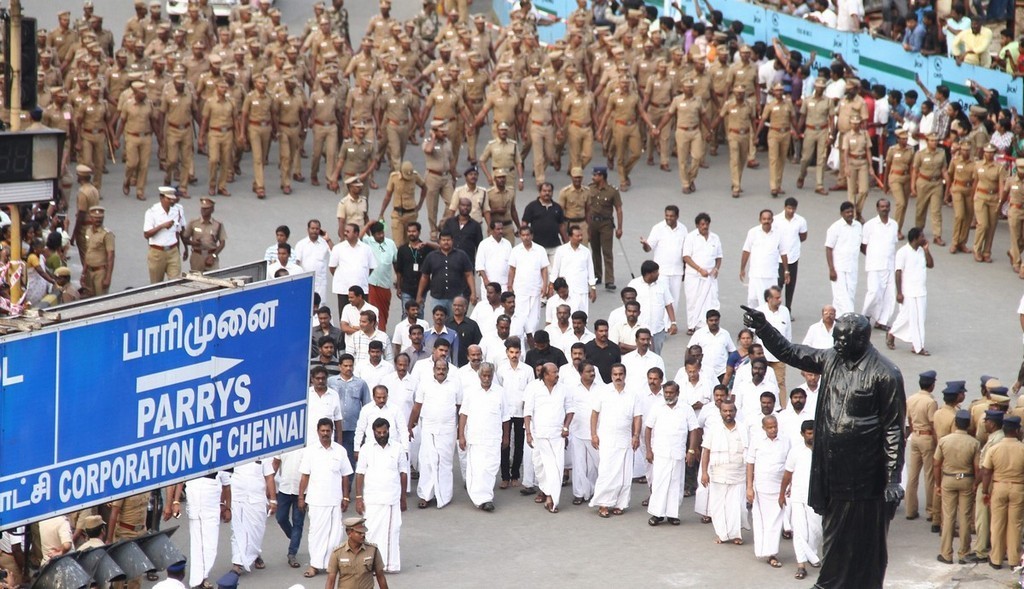 Tamil Nadu CM Jayalalithaa Final Journey Photos - 141 / 147 photos