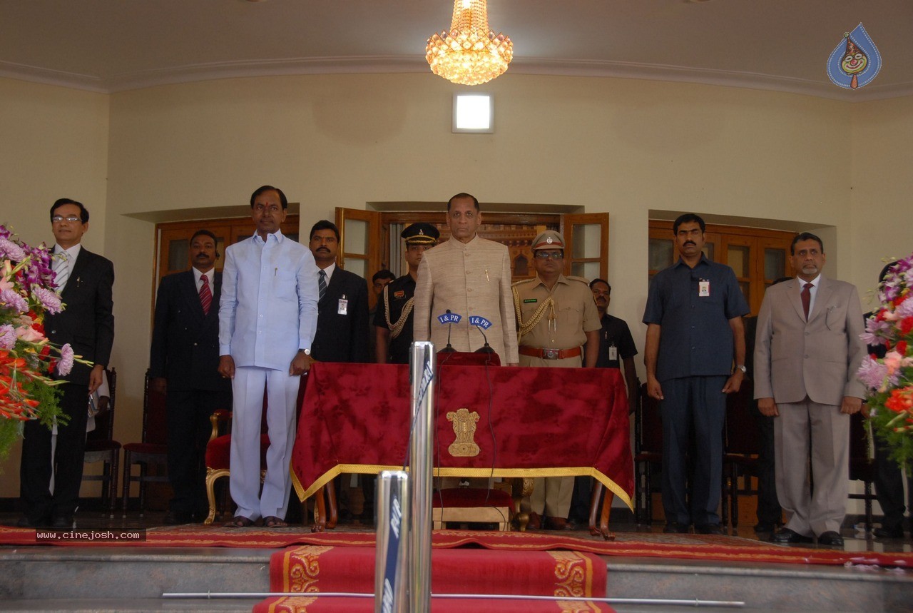 Telangana New Ministers Wearing Ceremony - 1 / 33 photos