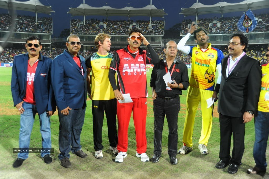 Chennai Rhinos VS Telugu Warriors  Semi Final Match - 45 / 96 photos