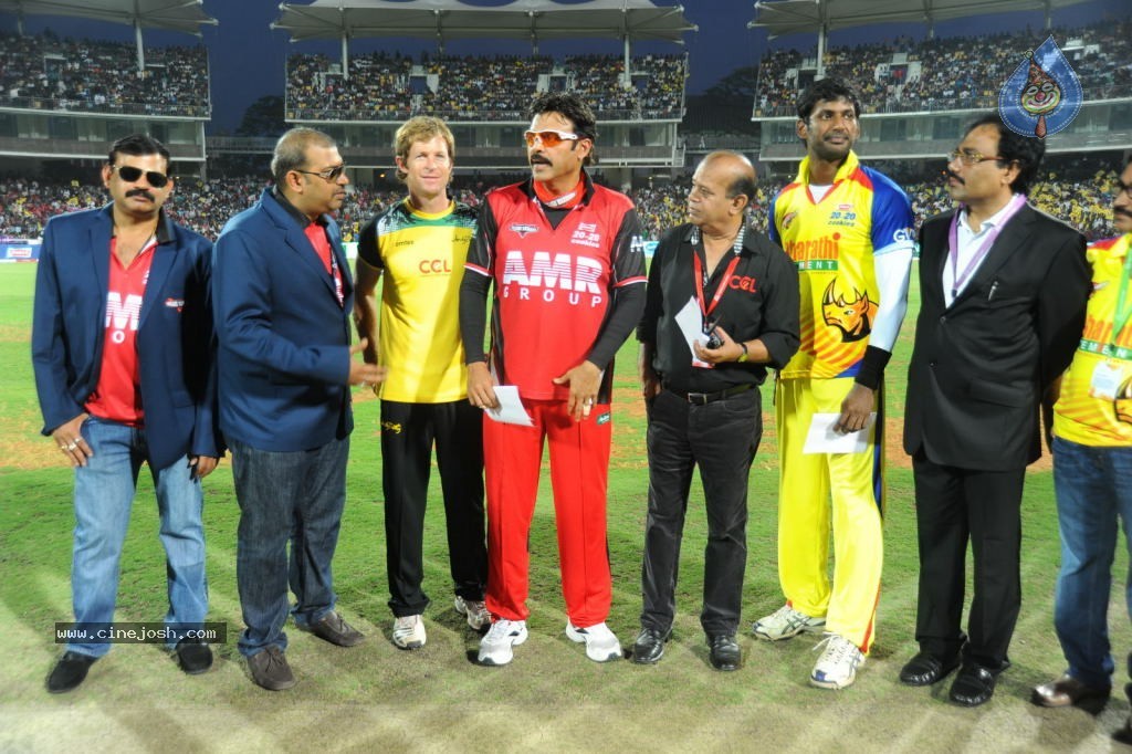 Chennai Rhinos VS Telugu Warriors  Semi Final Match - 78 / 96 photos