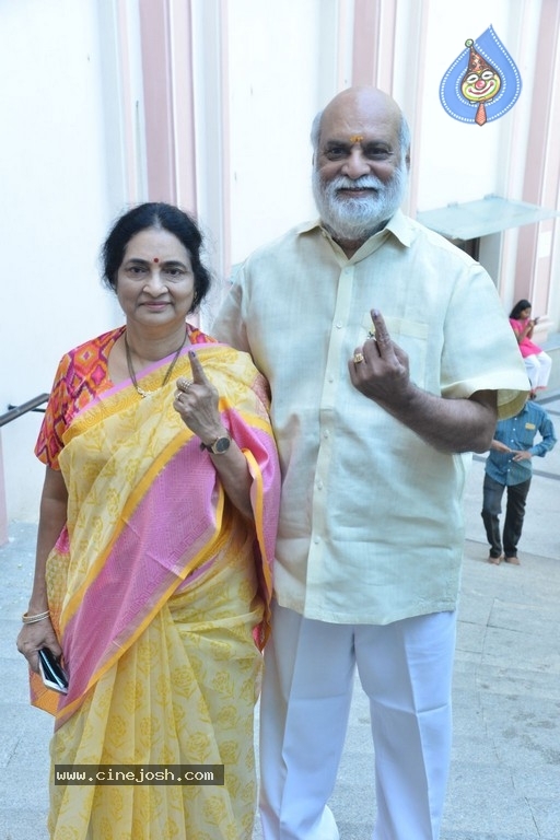 Tollywood Celebrities Cast Their Vote - 10 / 61 photos
