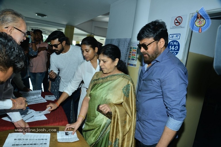 Tollywood Celebrities Cast Their Vote - 19 / 61 photos