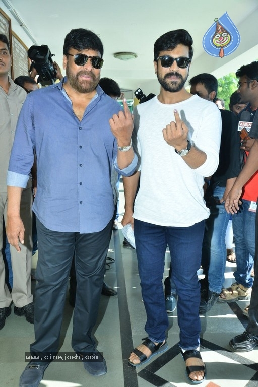 Tollywood Celebrities Cast Their Vote - 26 / 61 photos