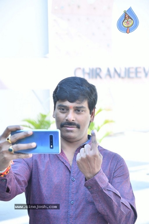 Tollywood Celebrities Cast Their Vote - 39 / 61 photos