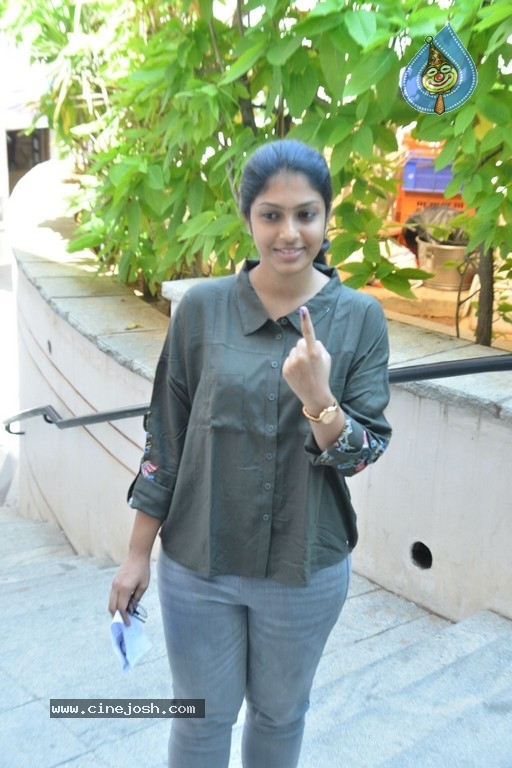 Tollywood Celebrities Cast Their Vote - 45 / 61 photos