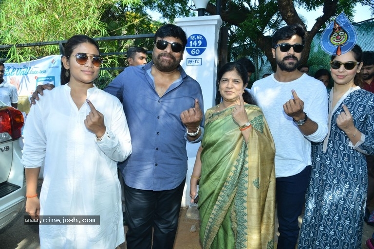 Tollywood Celebrities Cast Their Vote - 60 / 61 photos