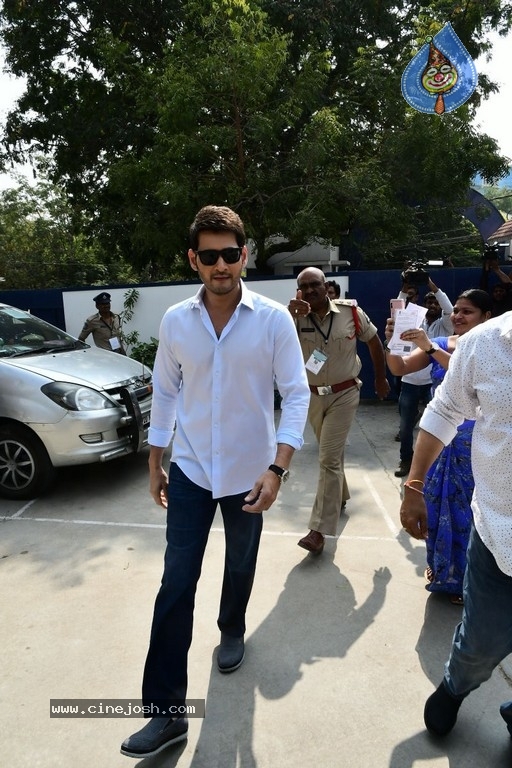 Tollywood Celebrities Cast their Votes  - 16 / 63 photos