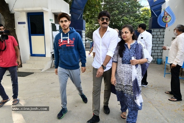 Tollywood Celebrities Cast their Votes  - 26 / 63 photos