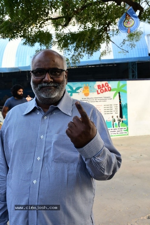 Tollywood Celebrities Cast their Votes  - 40 / 63 photos