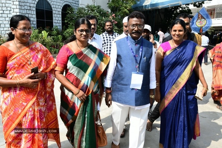 Tollywood Celebrities Cast their Votes  - 46 / 63 photos