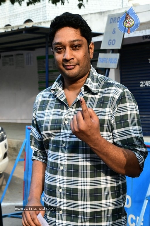 Tollywood Celebrities Cast their Votes  - 63 / 63 photos