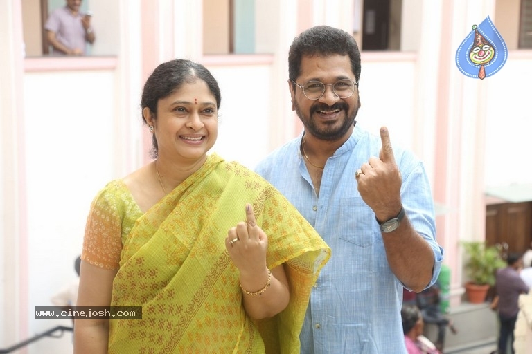 Tollywood Stars Cast their Votes 2018 - 7 / 103 photos