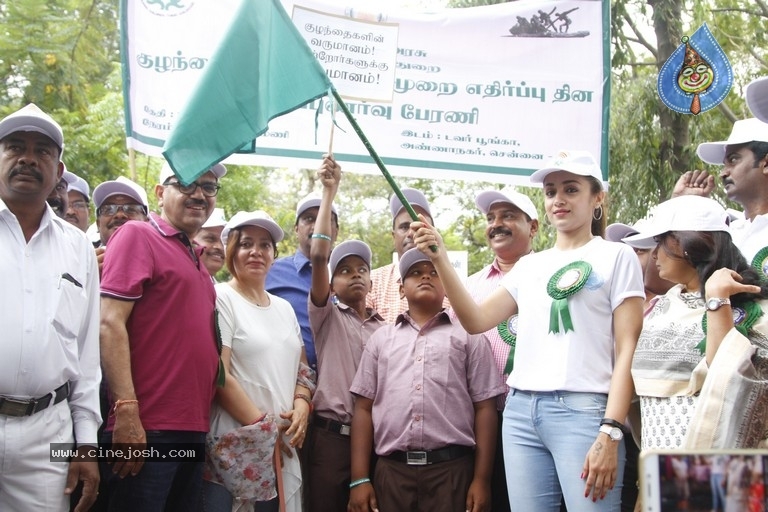 Trisha At Rally Against Child Labour Photos - 7 / 9 photos