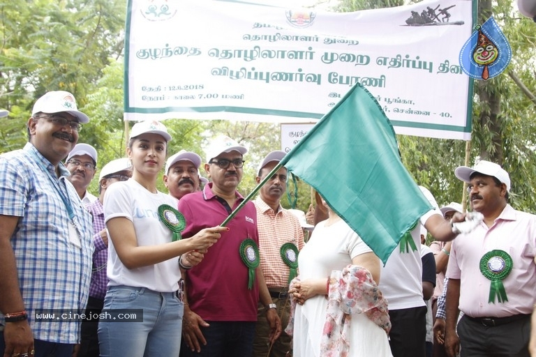 Trisha At Rally Against Child Labour Photos - 9 / 9 photos