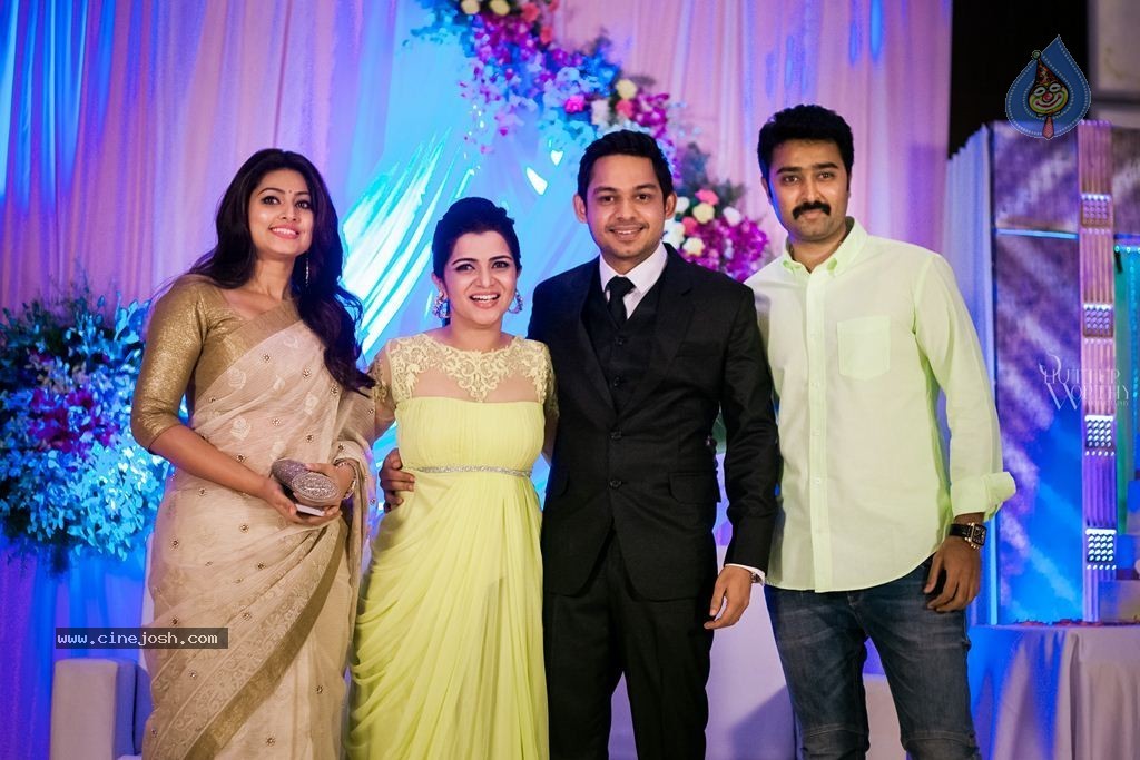 TV Anchor DD and Srikanth Wedding Reception - 1 / 25 photos