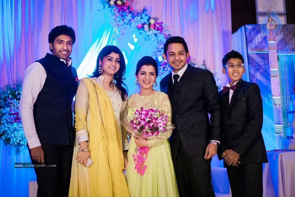 TV Anchor DD and Srikanth Wedding Reception - 9 / 25 photos