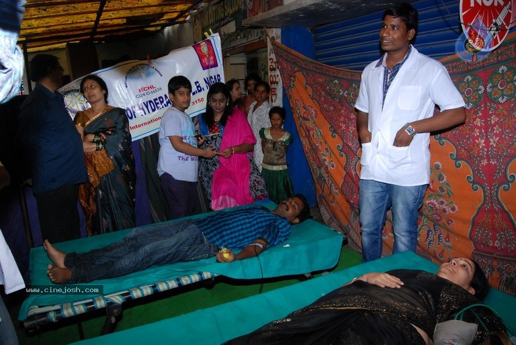 TV Artist Madhu Sudhan Blood n Food Donation Camp - 2 / 69 photos