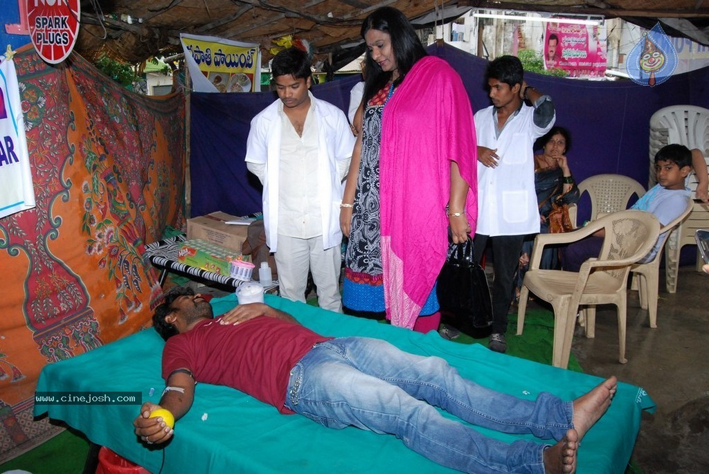 TV Artist Madhu Sudhan Blood n Food Donation Camp - 36 / 69 photos