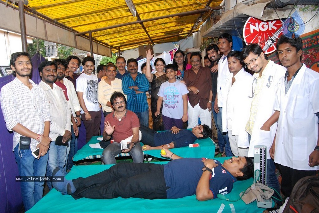 TV Artist Madhu Sudhan Blood n Food Donation Camp - 38 / 69 photos