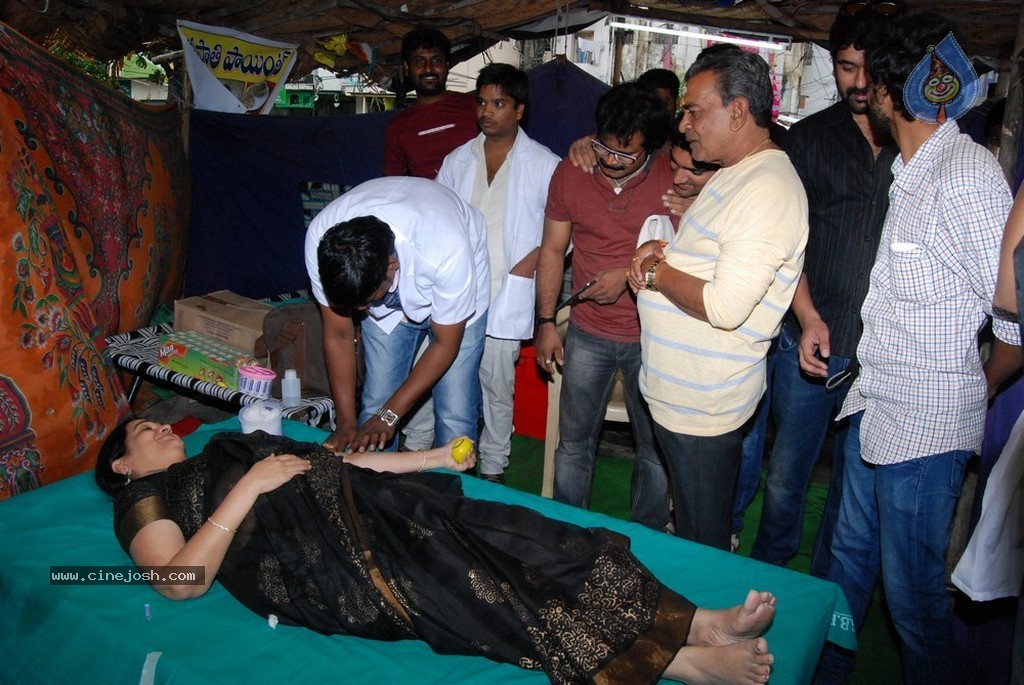 TV Artist Madhu Sudhan Blood n Food Donation Camp - 41 / 69 photos
