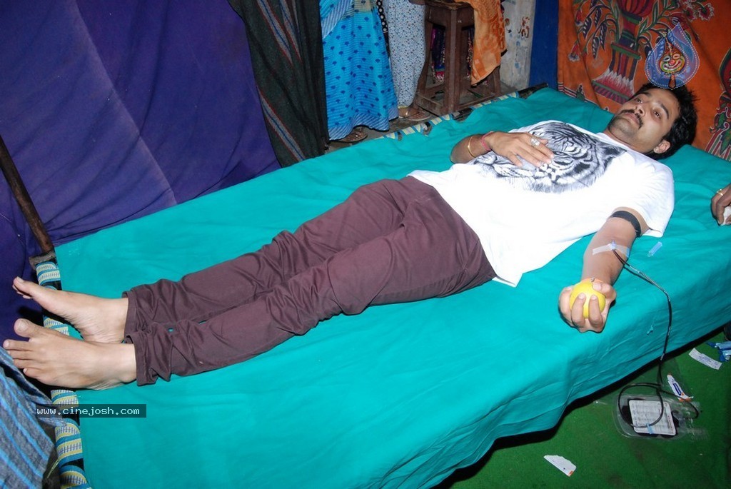 TV Artist Madhu Sudhan Blood n Food Donation Camp - 45 / 69 photos