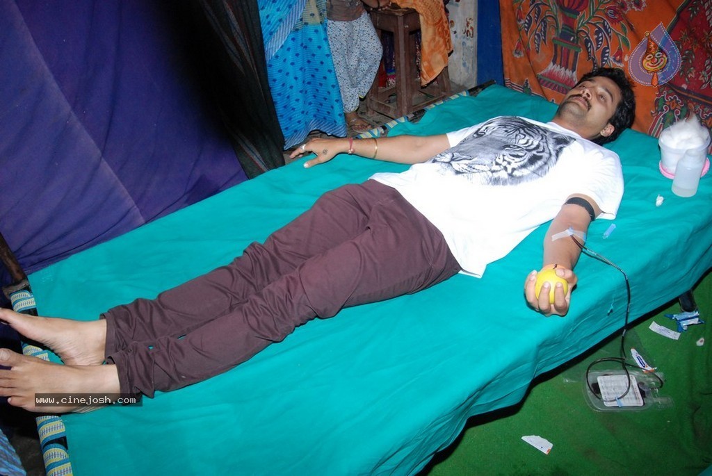 TV Artist Madhu Sudhan Blood n Food Donation Camp - 63 / 69 photos