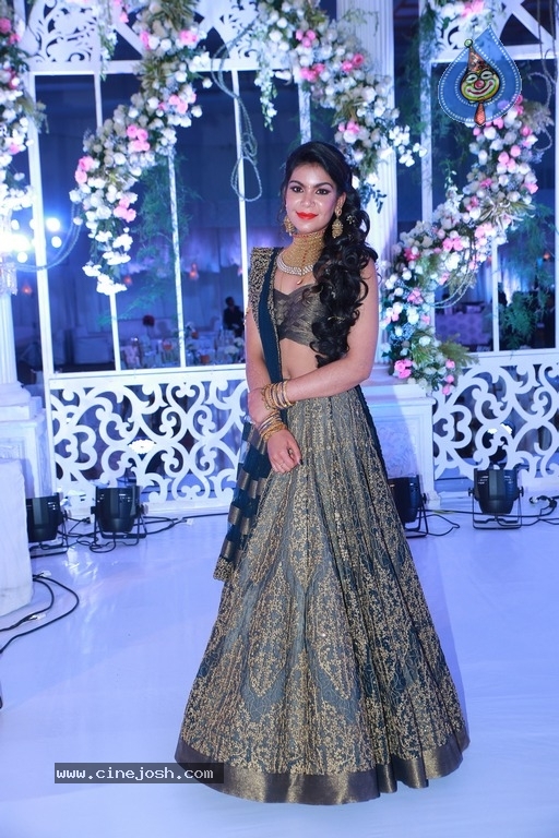 Uday Bhargav And Naga Sabitha Wedding Reception Photos - 22 / 42 photos