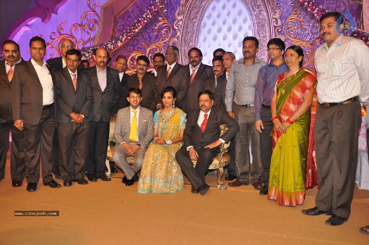 Vaartha MD Girish Sanghi Son Wedding Reception - 29 / 150 photos