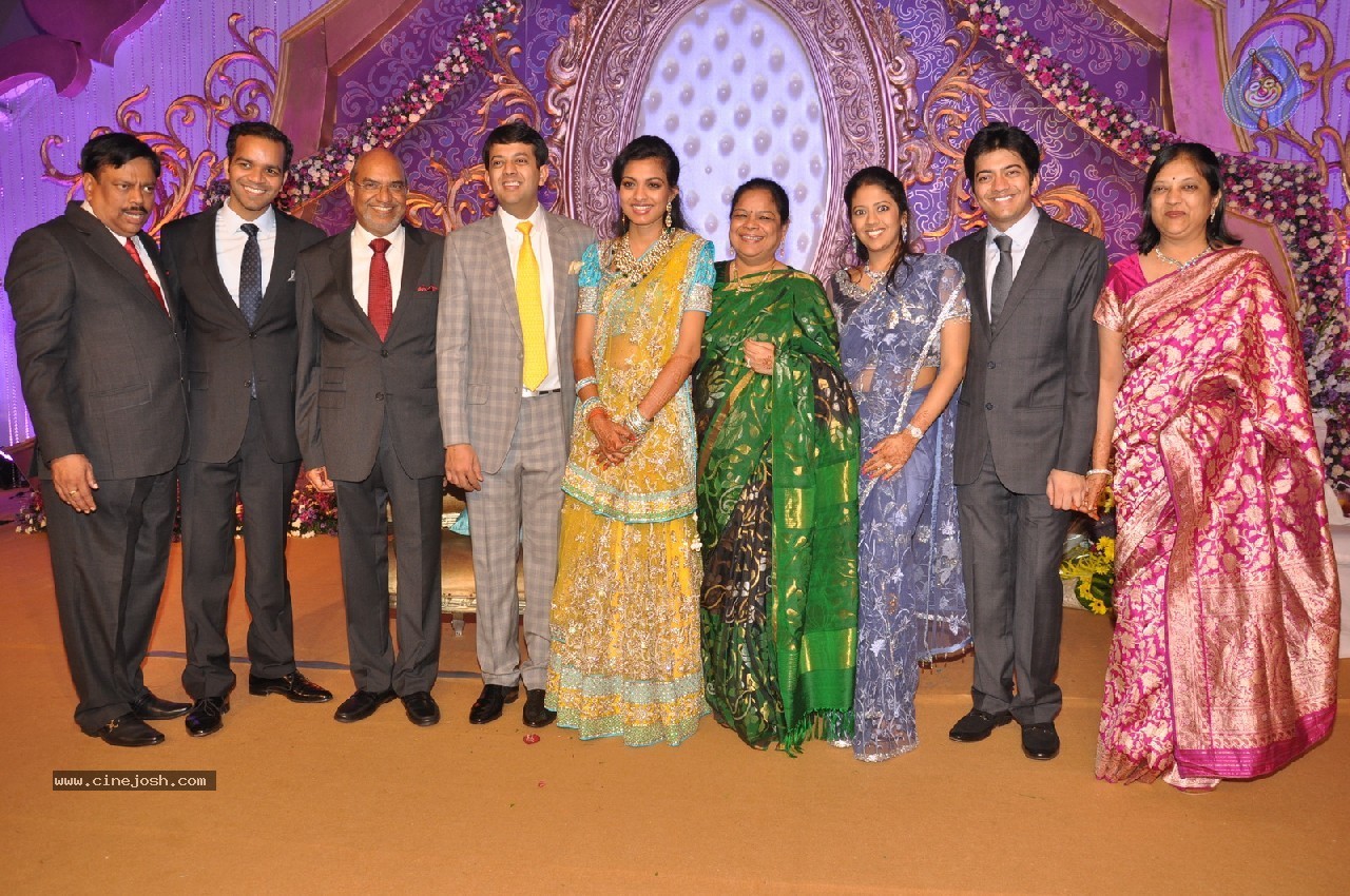 Vaartha MD Girish Sanghi Son Wedding Reception - 37 / 150 photos
