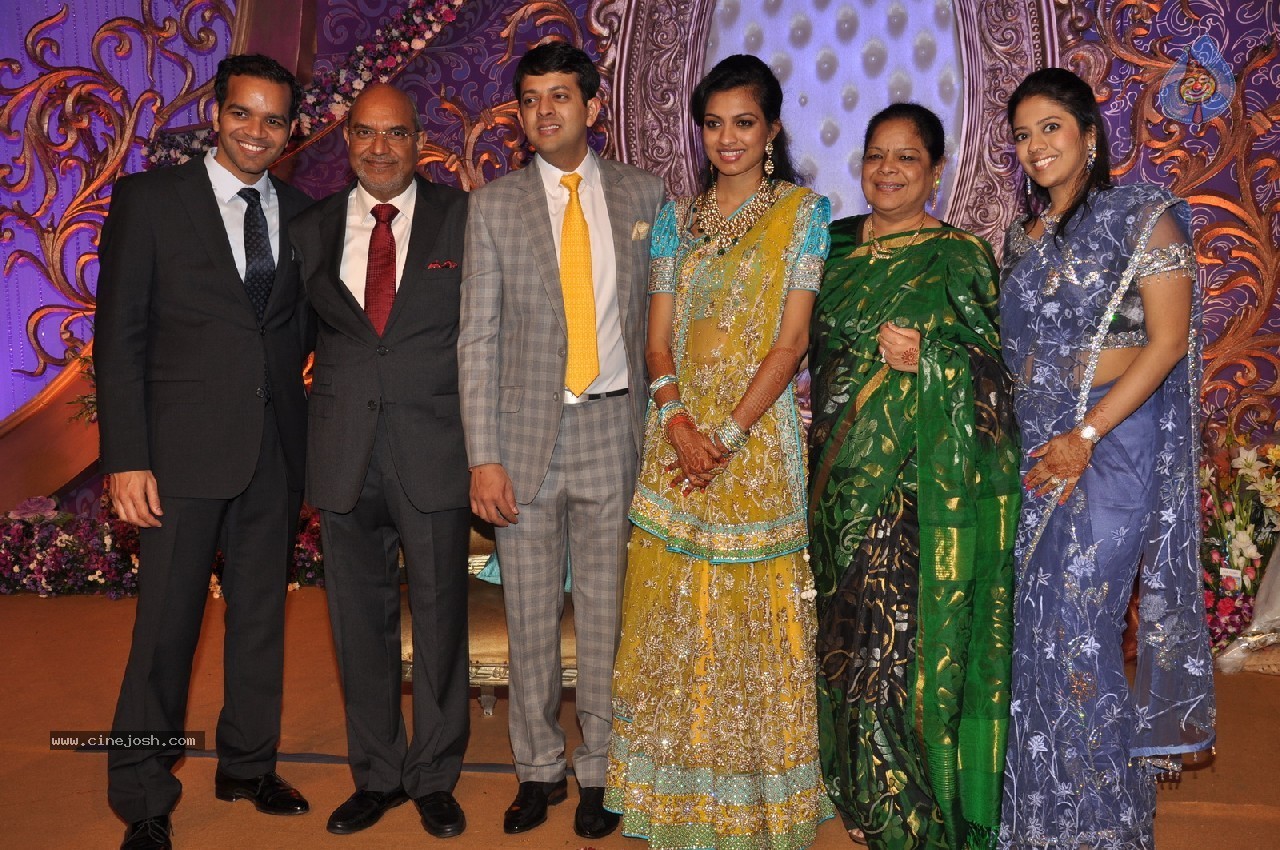 Vaartha MD Girish Sanghi Son Wedding Reception - 39 / 150 photos