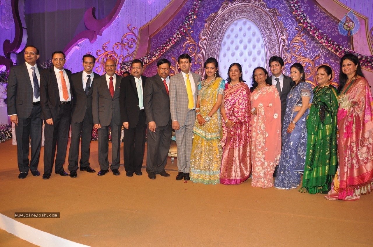 Vaartha MD Girish Sanghi Son Wedding Reception - 112 / 150 photos