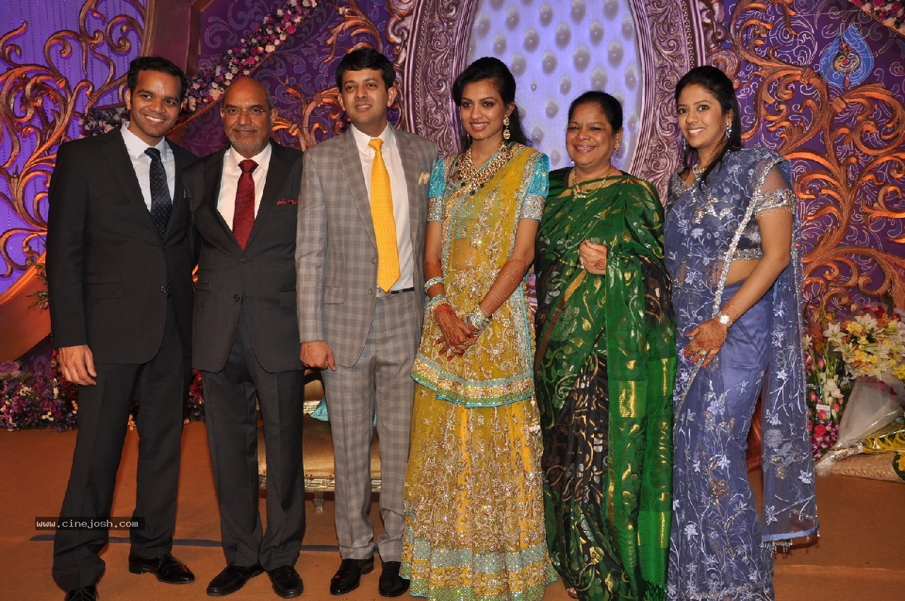 Vaartha MD Girish Sanghi Son Wedding Reception - 133 / 150 photos