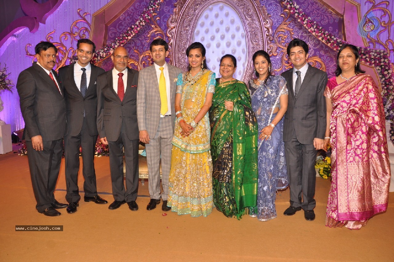 Vaartha MD Girish Sanghi Son Wedding Reception - 149 / 150 photos