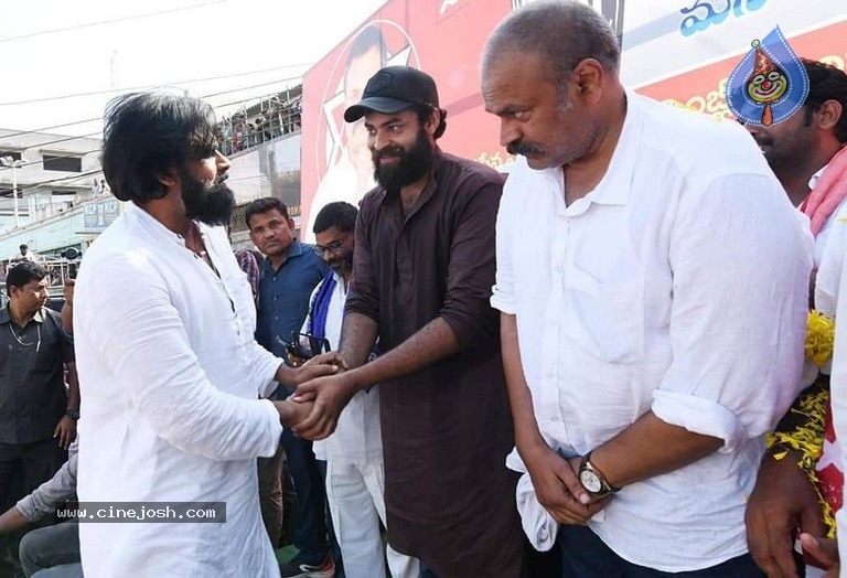 Varun Tej at Janasena Final Day Election Rally - 7 / 12 photos