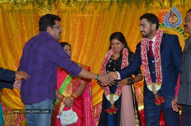 Vasu Vikram Daughter Sandhiya Wedding Reception Stills - 10 / 32 photos