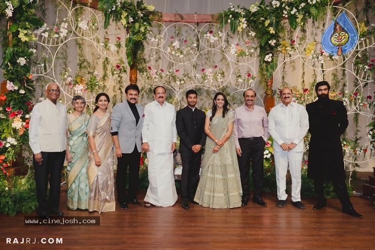Venkatesh Daughter Asritha and Vinayak Reddy Wedding Reception - 1 / 3 photos
