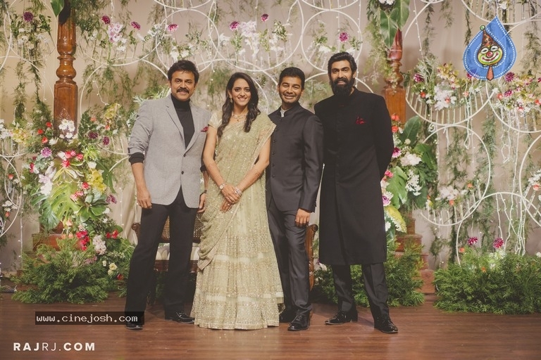 Venkatesh Daughter Asritha and Vinayak Reddy Wedding Reception - 2 / 3 photos