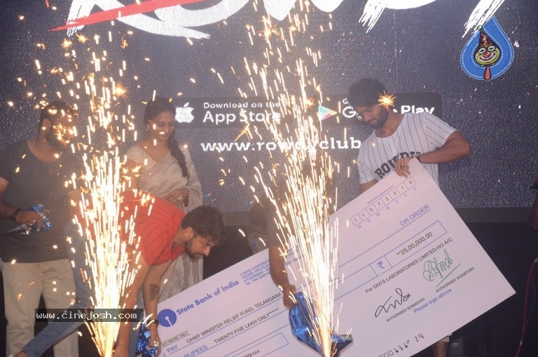 Vijay Devarakonda Launches Rowdy App - 24 / 37 photos