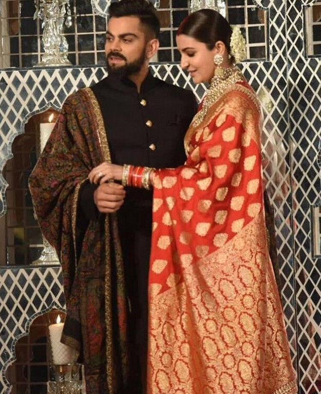 Virat and Anushka Reception Photos - 5 / 10 photos