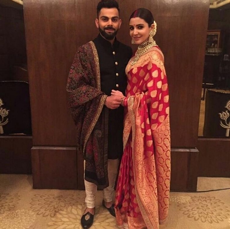 Virat and Anushka Reception Photos - 8 / 10 photos