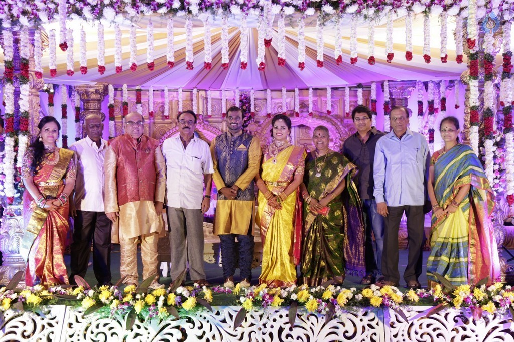 Writer Thota Prasad Daughter Wedding Reception Photos - 9 / 38 photos
