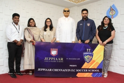 Abhishek Bachchan Launched Chennaiyin FC Soccer School - 3 of 29