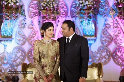 Abinesh Elangovan and Nandhini Wedding Reception - 23 of 42