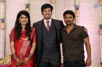 Actor Ashwin and Sonali Wedding Reception - 5 of 42