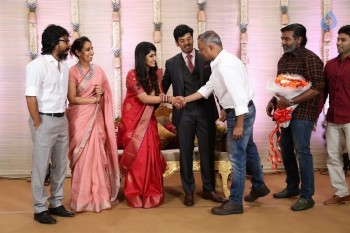 Actor Ashwin and Sonali Wedding Reception - 11 of 42