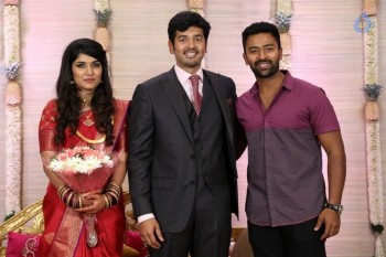 Actor Ashwin and Sonali Wedding Reception - 14 of 42