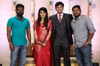 Actor Ashwin and Sonali Wedding Reception - 15 of 42