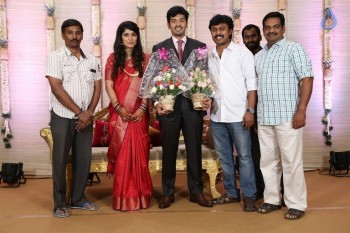 Actor Ashwin and Sonali Wedding Reception - 19 of 42