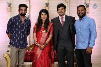 Actor Ashwin and Sonali Wedding Reception - 23 of 42