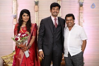 Actor Ashwin and Sonali Wedding Reception - 28 of 42